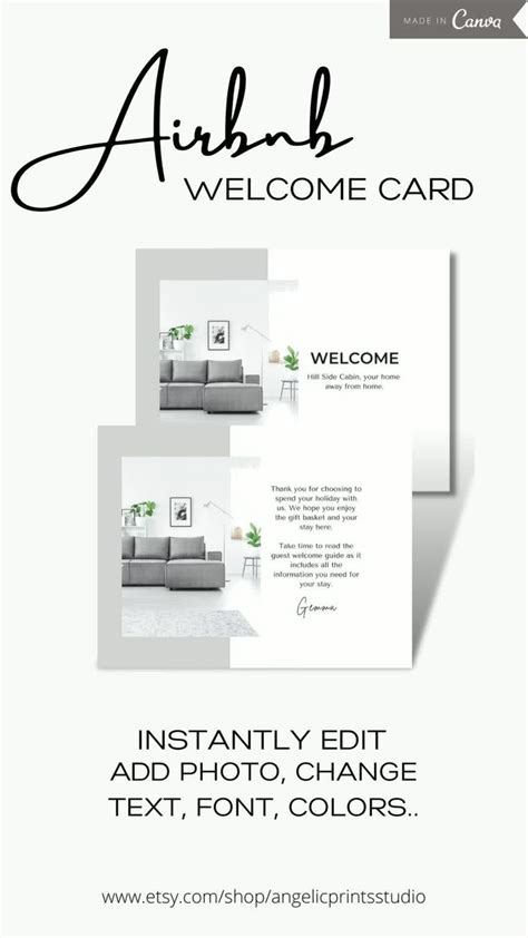 Vrbo Welcome Card