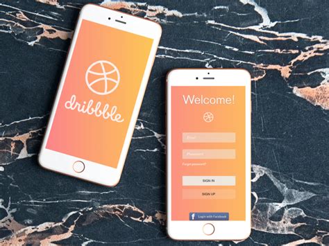 Welcome And Login Screen For Mobile Apps By Ch David On Dribbble