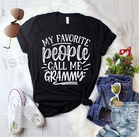 My Favorite People Call Me Grammy Svg Grammy Quote Grandma Etsy