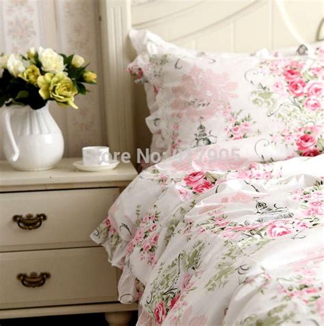100% pure wool front, cotton. Romantic Pink Rose Comforter Set Elegant Western Country ...