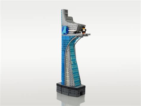 Lego Moc Avengers Tower By Pingubricks Rebrickable Build With Lego