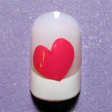 Solid Hearts Nail Decals Heart Nail Stickers Heart Nail Art Etsy