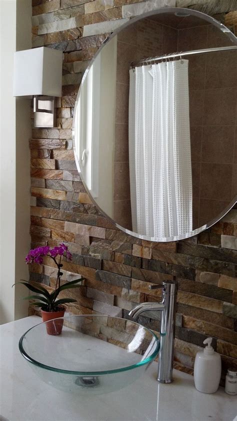 Bathroom backsplash besides having the decoration function, it can also provide protection against splashes of water. 37 beautiful stone backsplash bathroom design ideas in ...