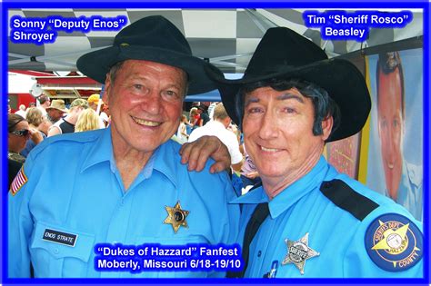 Deputy Enos Sonny Shroyer And Sheriff Rosco Having A Laugh At The