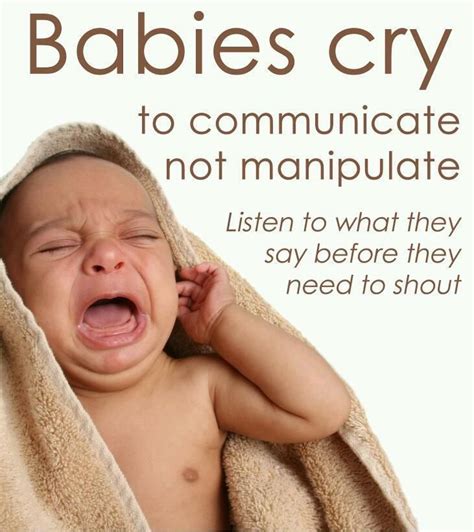 Every Cry Is From A Need Hunger Comfort Bordom Baby Language