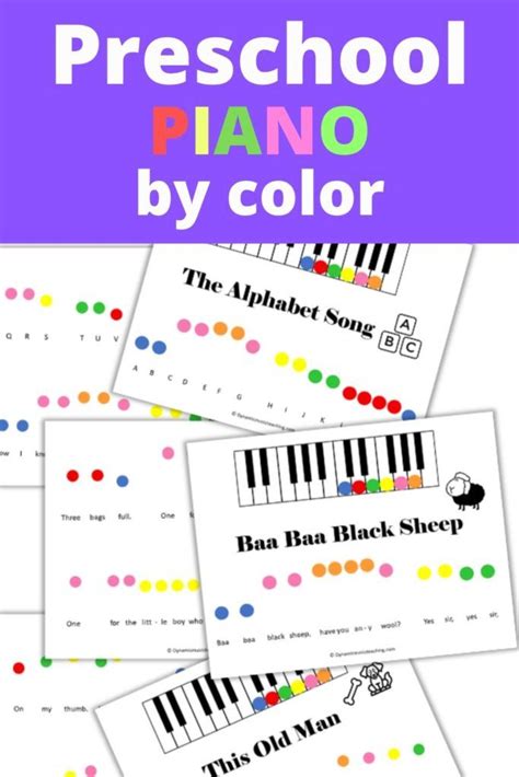 Beginner Piano Lessons Printable