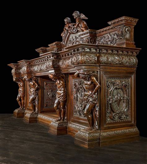Italian renaissance furniture | tiffanyunderwood72213. Italian Renaissance carved walnut Chimneypiece. | Ornate ...