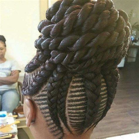Pin By Nicky Jackson On Braids N Twists Natural Hair Styles Braided