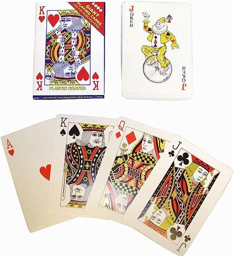 Giant Novelty Playing Cards Toys And Games