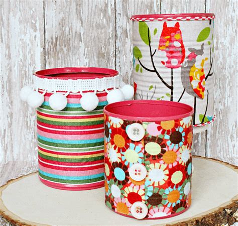 20 Recycled Tin Can Crafts For Kids To Make And Play