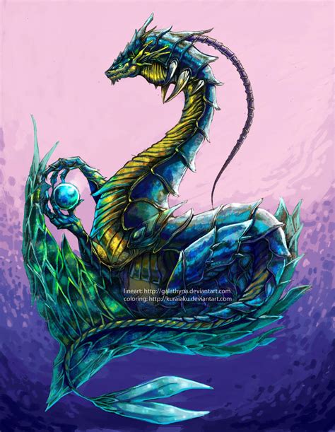 Water Dragon By Kuraiaku On Deviantart