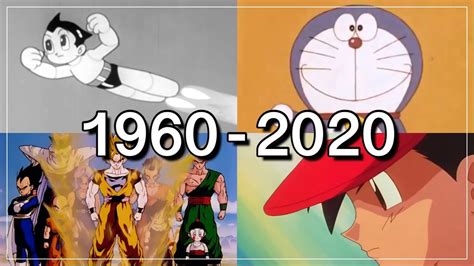 The Evolution Of Anime Series 1960 2020 History Of Anime Through