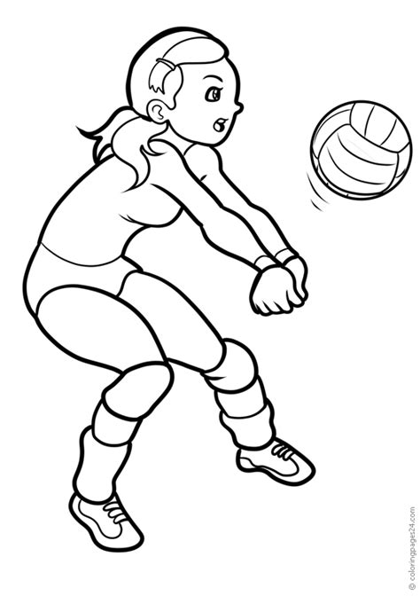 Descubrir 166 Imagen Dibujos De Voleibol Para Pintar Vn