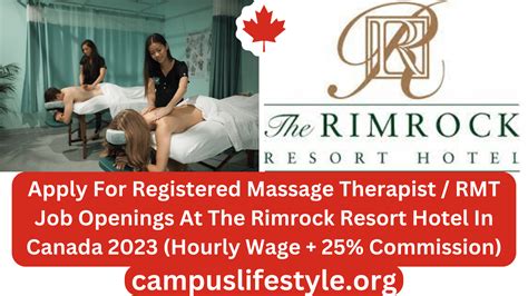 Apply For Registered Massage Therapist Rmt Job Openings At The