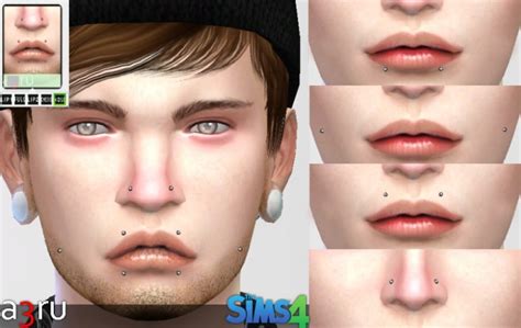 Double Piercing Set At A3ru Sims 4 Updates