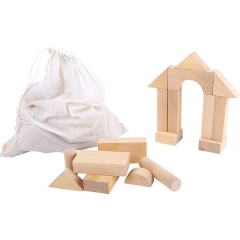 Assorted Natural Wooden Blocks Construction From Early Years Resources Uk