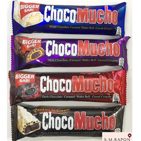 Choco Mucho Chocolate Caramel Wafer Roll 33gx4 Assorted Flavors
