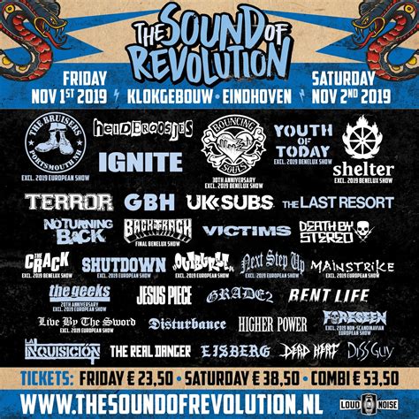 The Sound Of Revolution 2019 Completes Lineup Unraveled