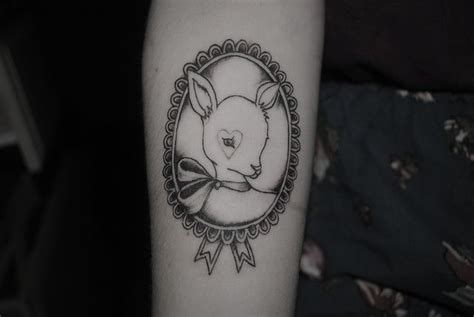 Untitled Framed Tattoo Tattoos Lamb Tattoo