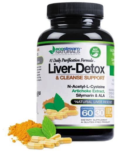 1 Natural Liverdetox And Cleanse Daily Purification Formula Support