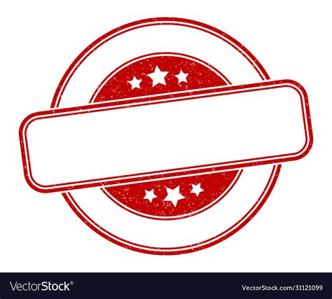 Blank Stamp Round Grunge Sign Label Royalty Free Vector