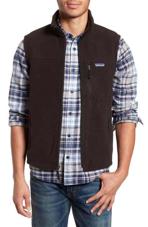 Price and other details may vary based on size and color. Patagonia Classic Synchilla Fleece Vest in Black for Men ...