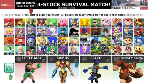 Super Smash Bros For Wii U Characters Alternate By Connorrentz On