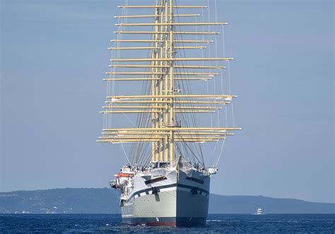 Photos Worlds Largest Sailing Ship Built In Split In Full Sail For