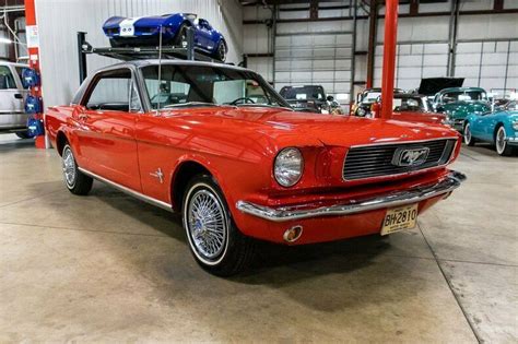 1966 Ford Mustang 27205 Miles Candy Apple Red Coupe 200ci Inline 6