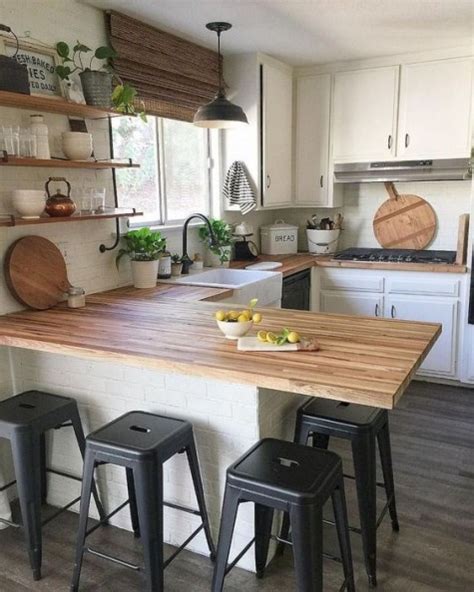 Is butcher block the right material for your kitchen? 23 Butcher Block Kitchen Countertops With Pros And Cons ...