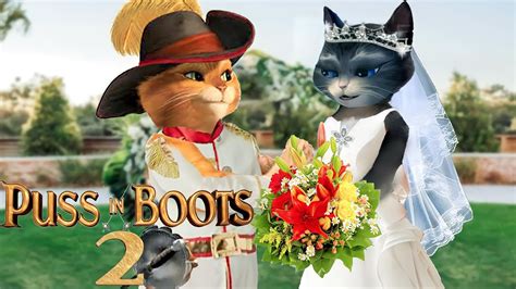 Puss In Boots 2 The Last Wish Movie Scene The Wedding Of Puss In Boots And Kitty Softpaws 💖