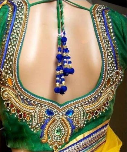 9 Best Indian Wedding Blouse Neck Designs Catalogue 2018