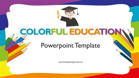 Colorful Education Powerpoint Templates Education Free Ppt