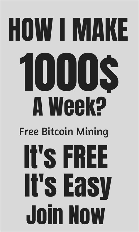 Mining pools allow individual miners to join their mining resources with other miners, to improve their chance of mining a block and earning bitcoins. Need money now? Make extra money fast with FREE Bitcoin MINING. Theeasiest way to grab $1000 a ...