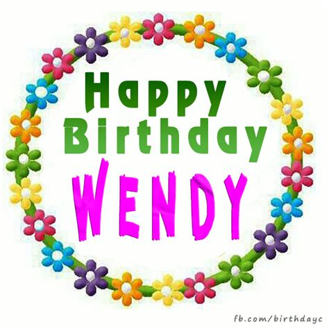 Happy Birthday Wendy Images Birthday Greeting Birthdaykim