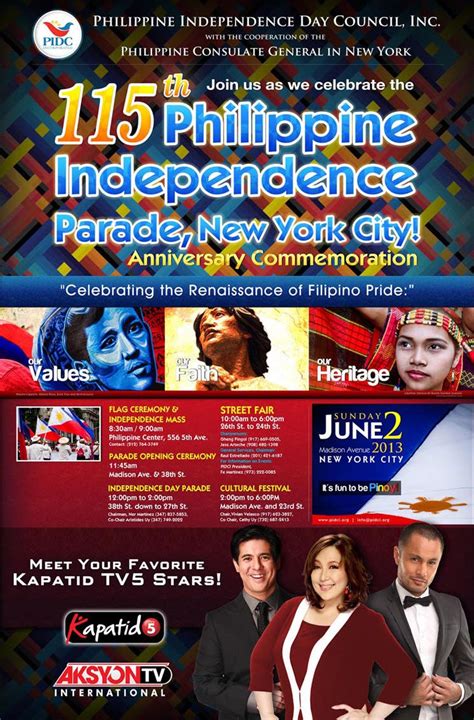 % of readers think this story is fact. Join the 115th Philippine Independence Day Parade in New ...