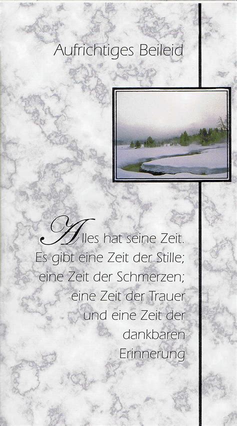 Nutzen sie folgende worte, um ihr beileid auszudrücken: Beileidskarte mit Vers, Trauer, Aufrichtiges Beileid | Kartenwichtel.de