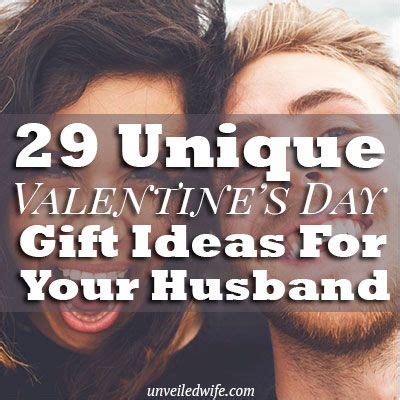 Here are a few special gifts you can get for your husband this valentine's day: 29 Unique Valentines Day Gift Ideas For Your Husband ...