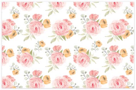 Rose Floral Watercolor Seamless Pattern Graphic By Elsabenaa · Creative