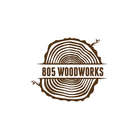 Bold Upmarket Woodworking Logo Design For 805 Woodworks By