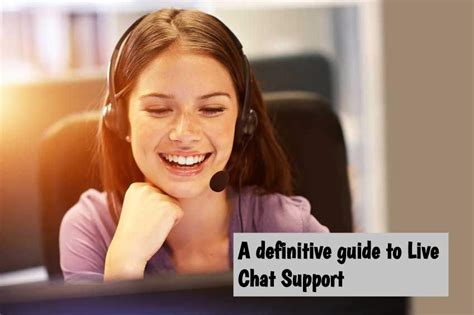A Definitive Guide To Live Chat Support Go4customer Uk