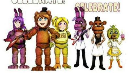 Fnaf Animatronics Before After Original Pole Bear Edition Five Nights At Freddy S Amino