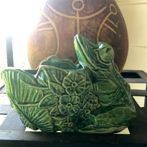 Mccoy Accents Vintage Mccoy Frog Planter Poshmark