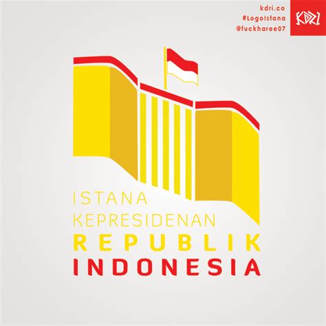 Logo Istana Kepresidenan Versi Masa Depan Bendera