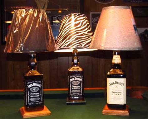 Liquor Bottle Lamps Filled With Liquid Jack Daniels Lamps How To
