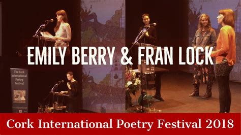 Emily Berry And Fran Lock Poetry Youtube