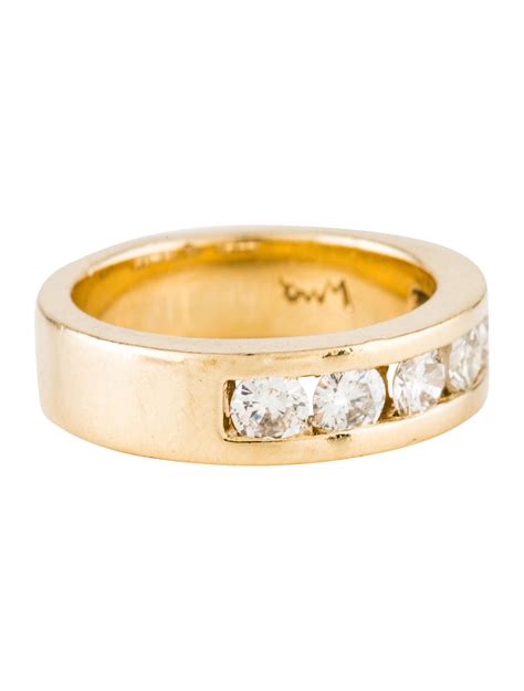 Ring 14k Diamond Pinky Ring 14k Yellow Gold Band Rings Rring45915