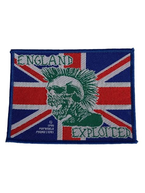 1990 the exploited vintage woven patch gem