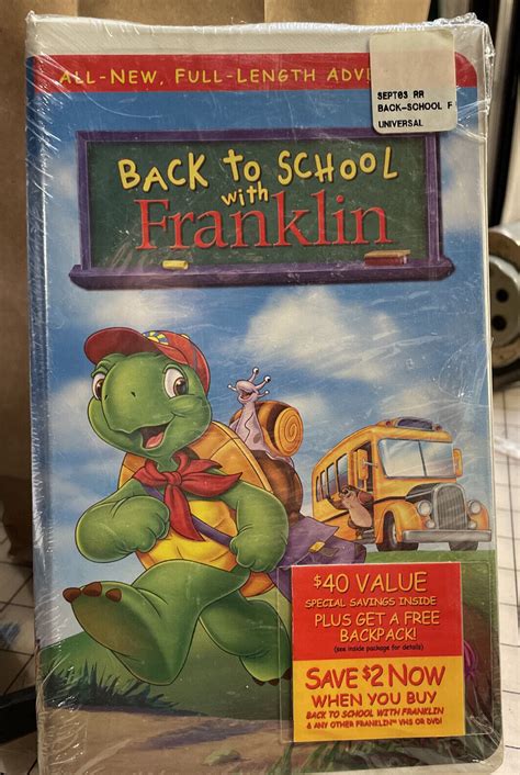 Franklin Back To School With Franklin Vhs 2003 For Sale Online Ebay