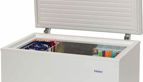 Haier HF71CM33NW 37 Inch Chest Freezer with 7.1 cu. ft. Capacity